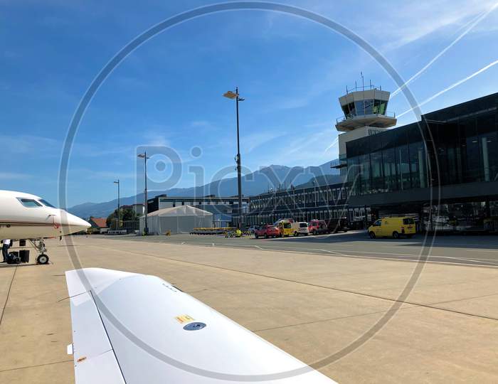 Innsbruck International Airport In Austria 20.9.2019