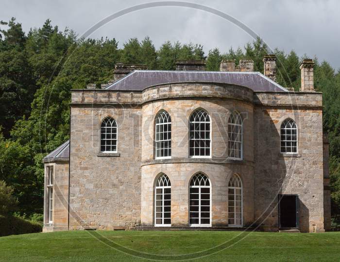 View Of A Building At Brinkburn Abbey
