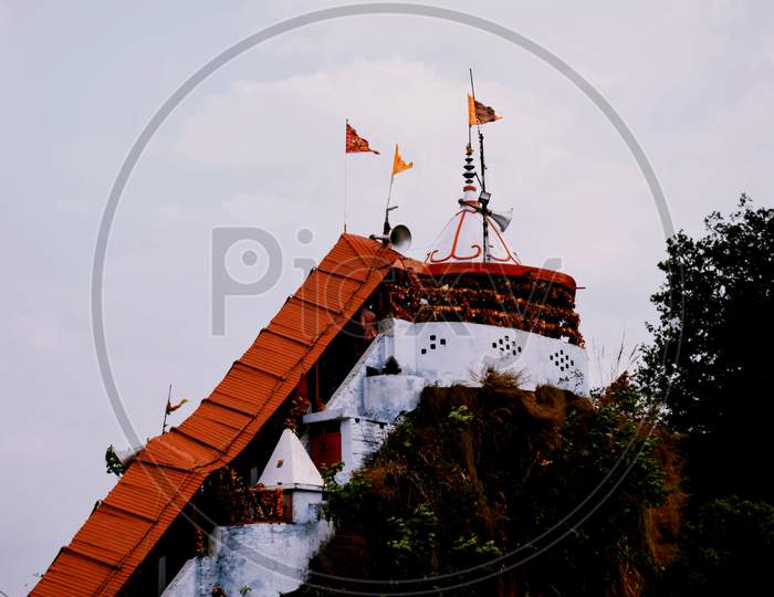 Beautiful Picture Of Temple In Ramnagar Nainital Uttarakhand. Selective Focus