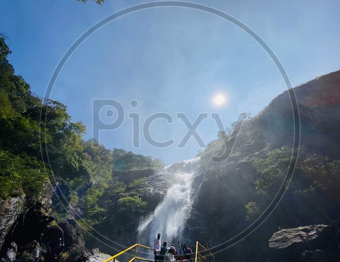 Palaruvi waterfall, kollam, kerala