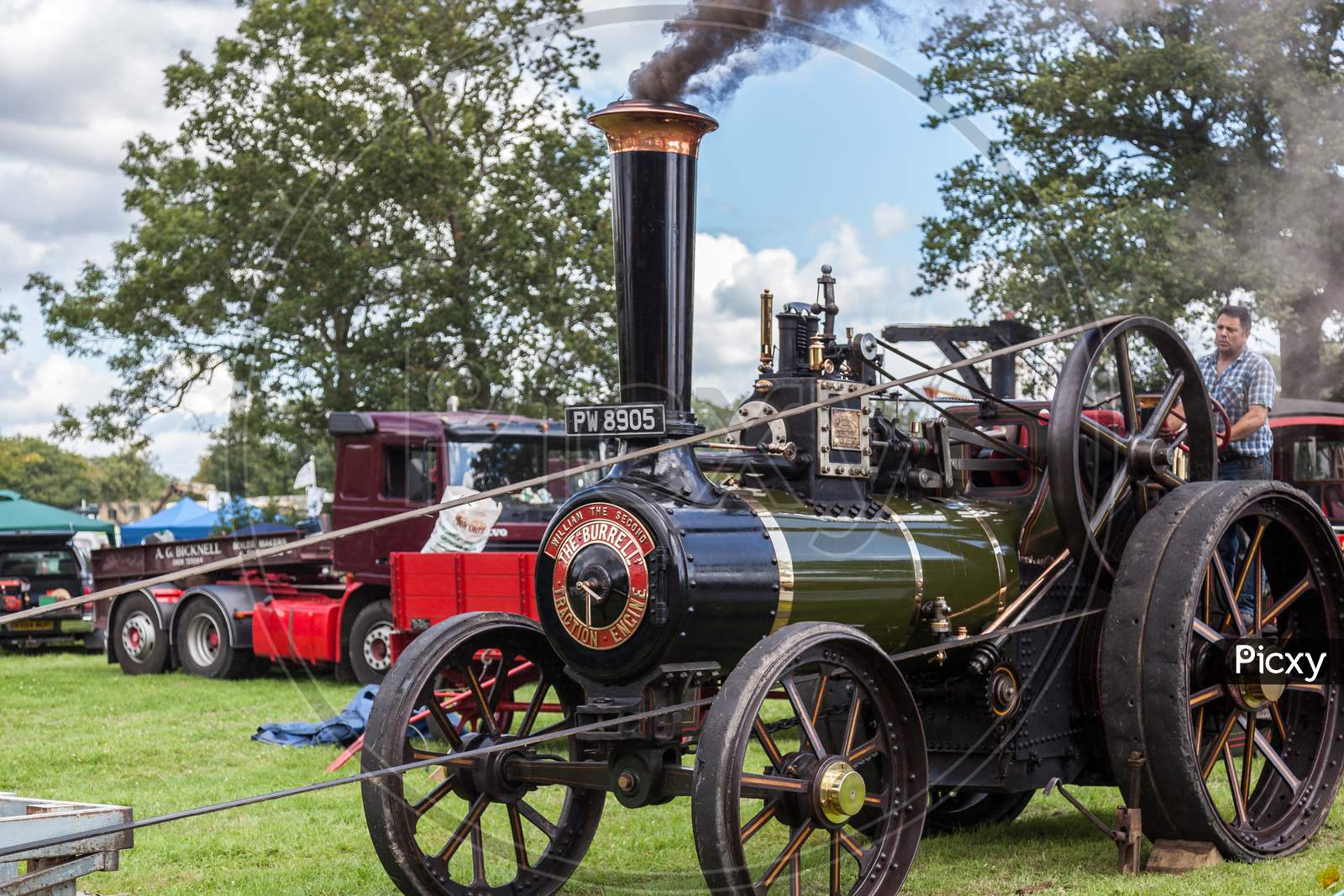 Traction Engine At Rudwick Steam Fair