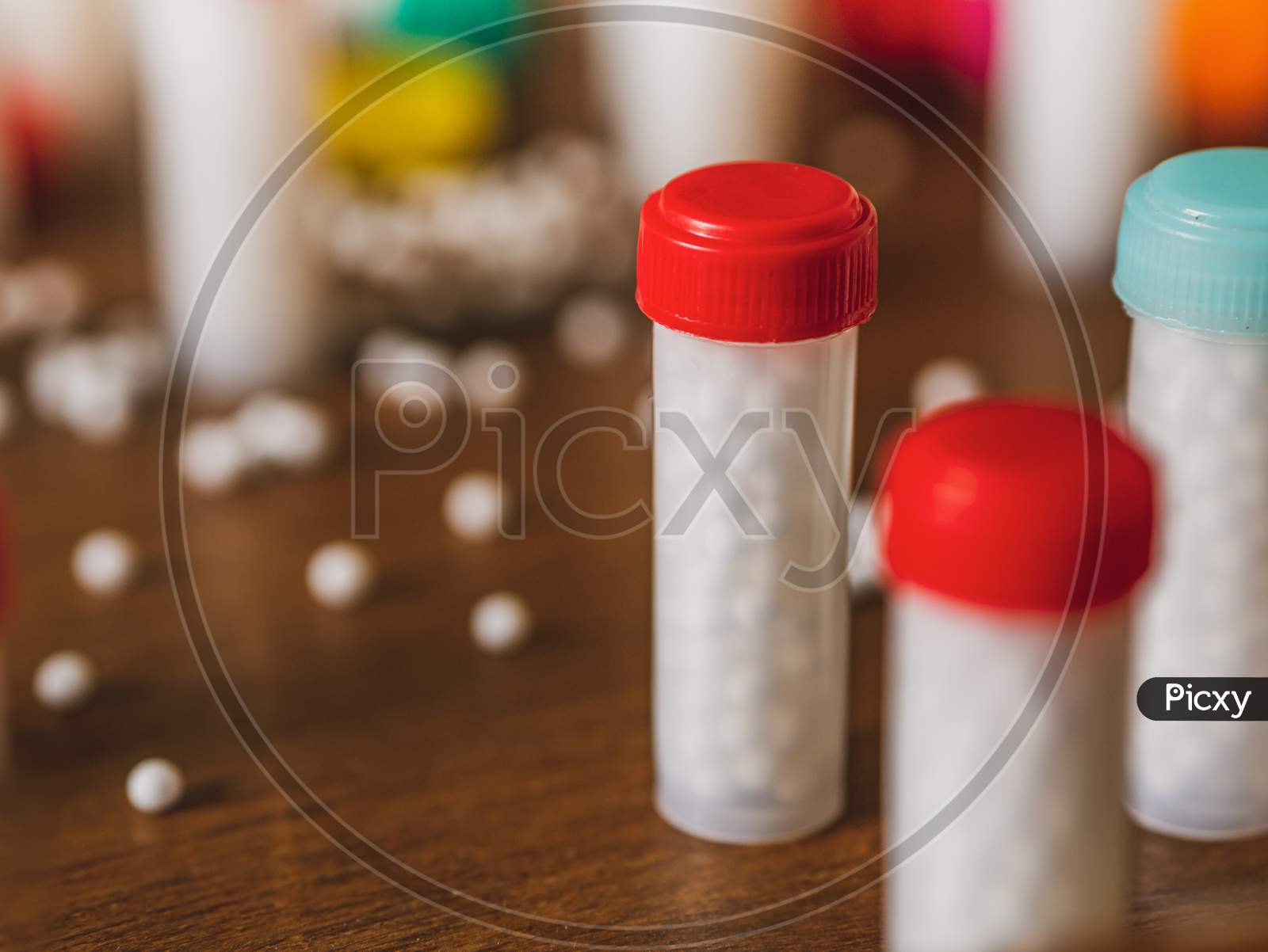 White Homeopathic Pills/Globules
