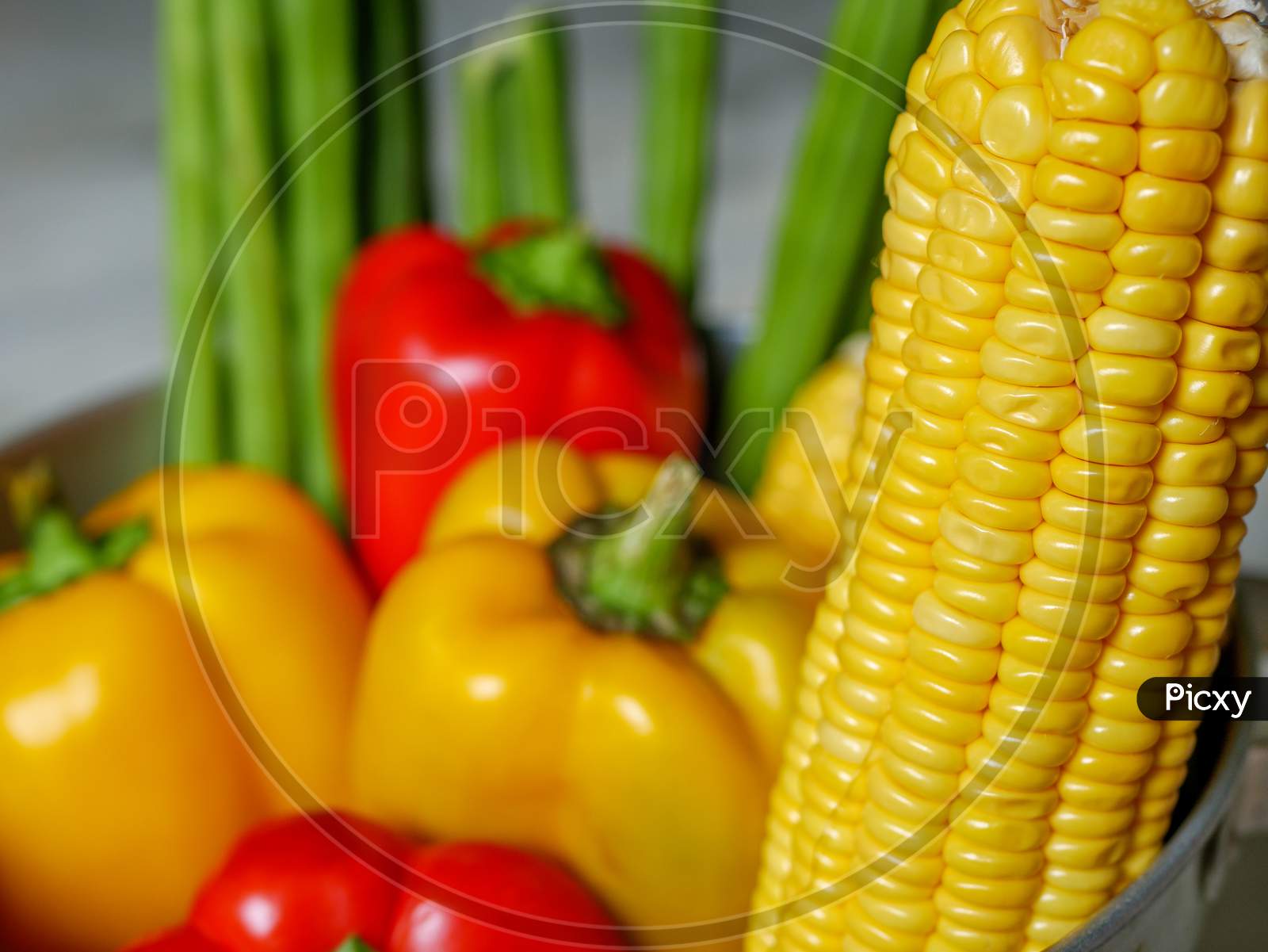 Fresh Corn In Focus