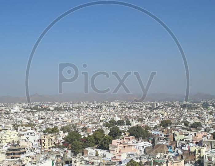city view from rajasthan