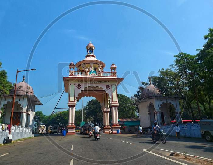 Gateway of Daramasthala - Daramasthala, Karnataka, India
