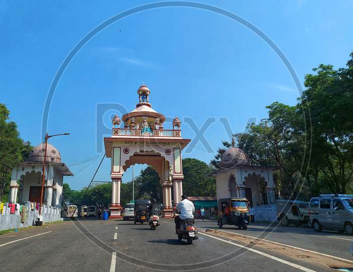 Gateway of Daramasthala - Daramasthala, Karnataka, India