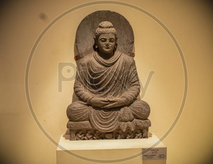 Ancient  Antique sculpture of Lord Goutam Buddha
