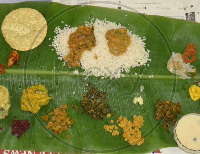 heavy south Indian meal