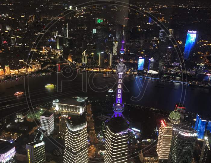 City Lights in Shanghai