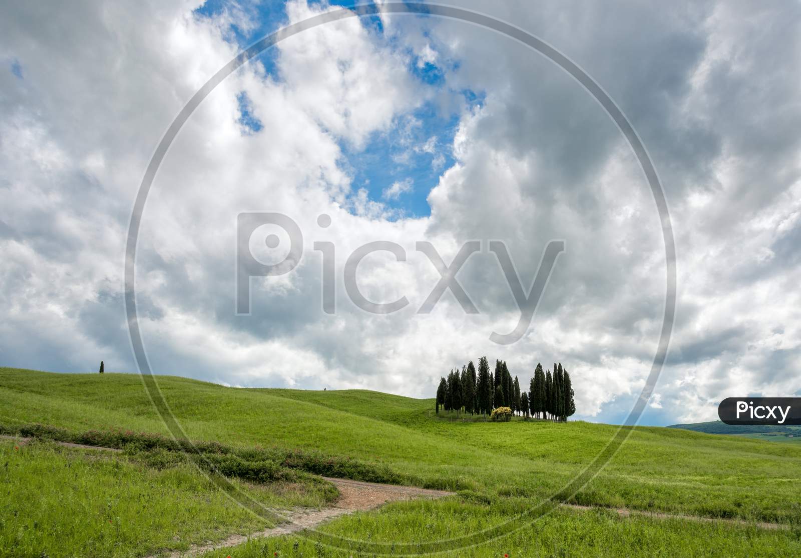 View Of The Scenic Tuscan Countryside
