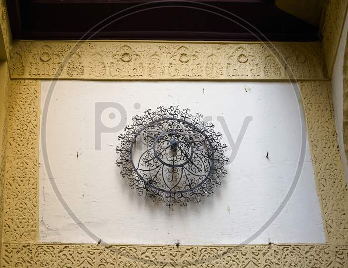 Granada, Andalucia/Spain - May 7 : Old Metal Wall Decoration In Granada Spain On May 7, 2014
