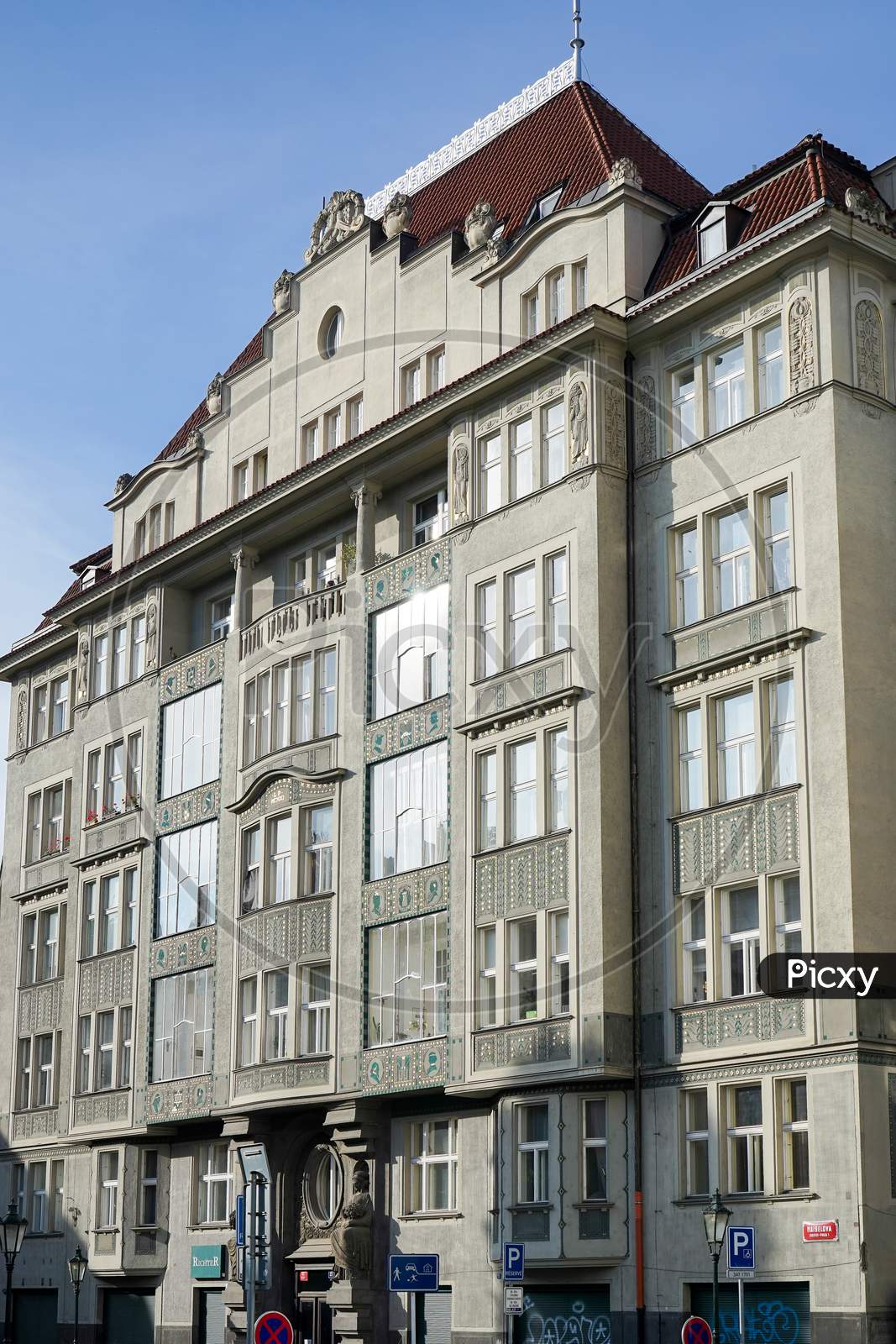 Jewish Apartment Block In Prague