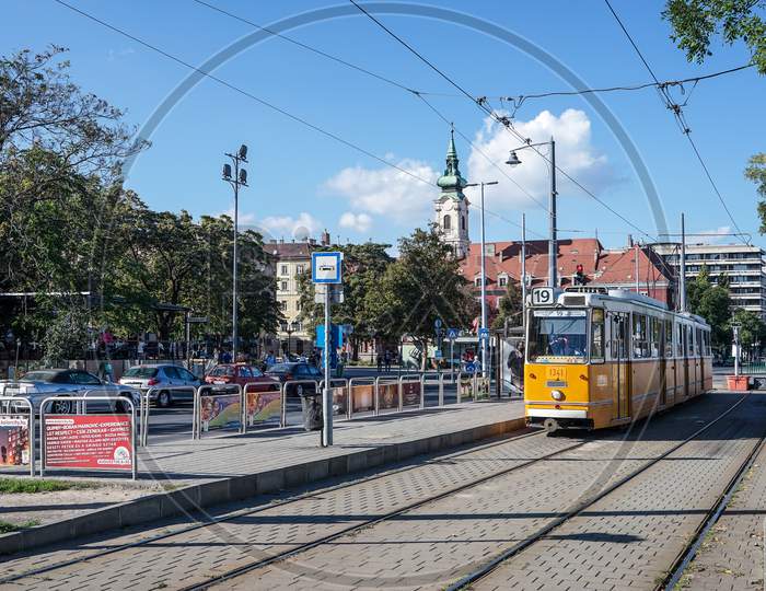 Tram In Budapest