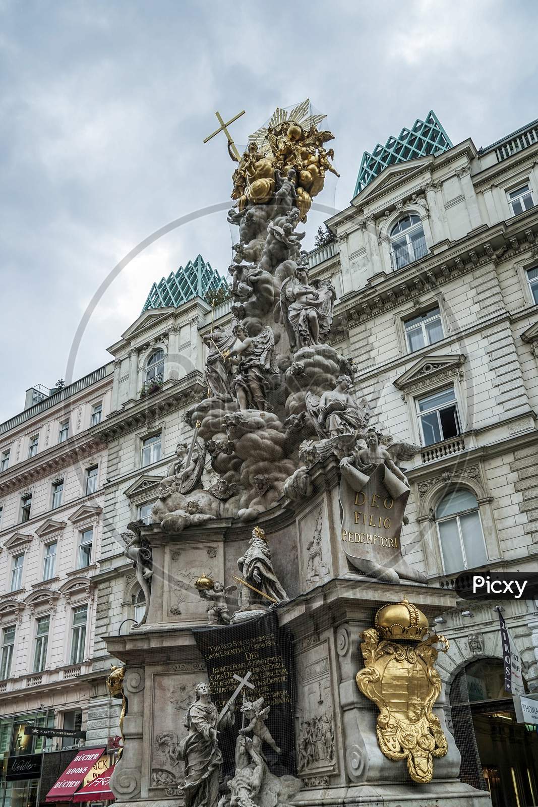 Plague Column On The Graben In Vienna