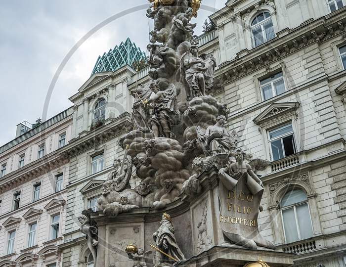 Plague Column On The Graben In Vienna