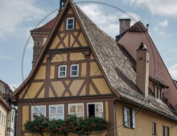 Crooked House In Rothenburg