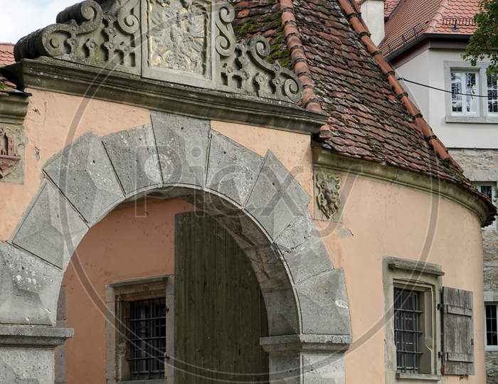 Entrance To Old City Of Rothenburg