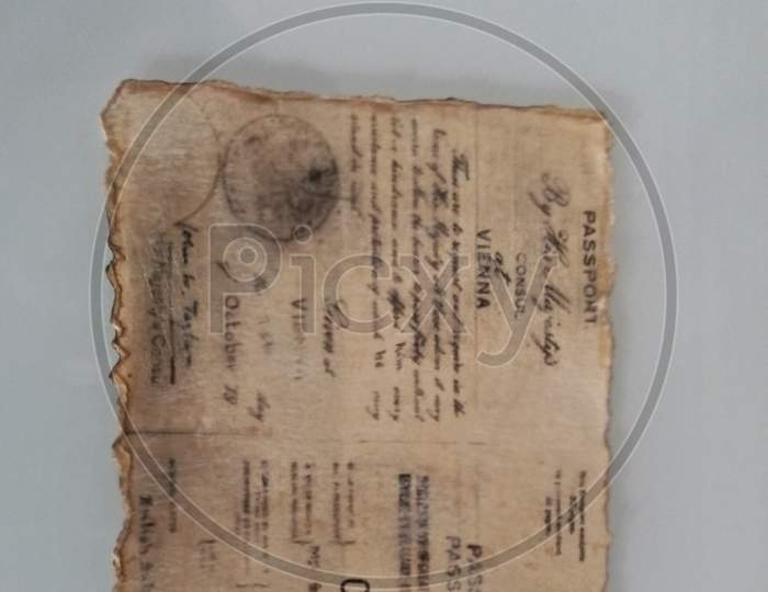 Netaji Subhash Chandra Bose passport