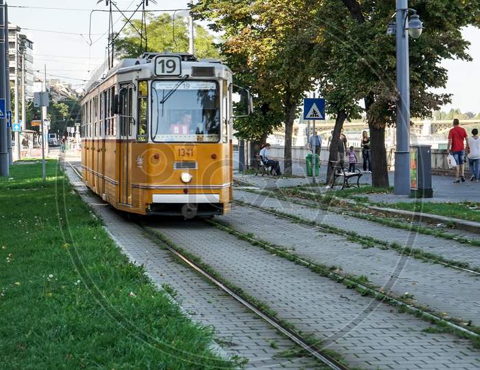 Tram In Budapest