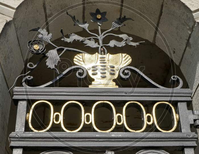Ornamental Gate At The Humboldt University In Berlin