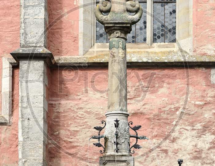 Merman Statue In Rothenburg