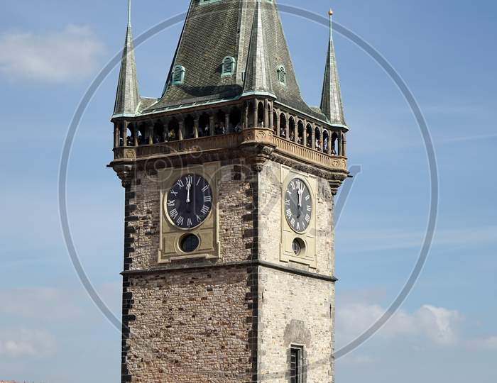Old City Hall Tower In Prague