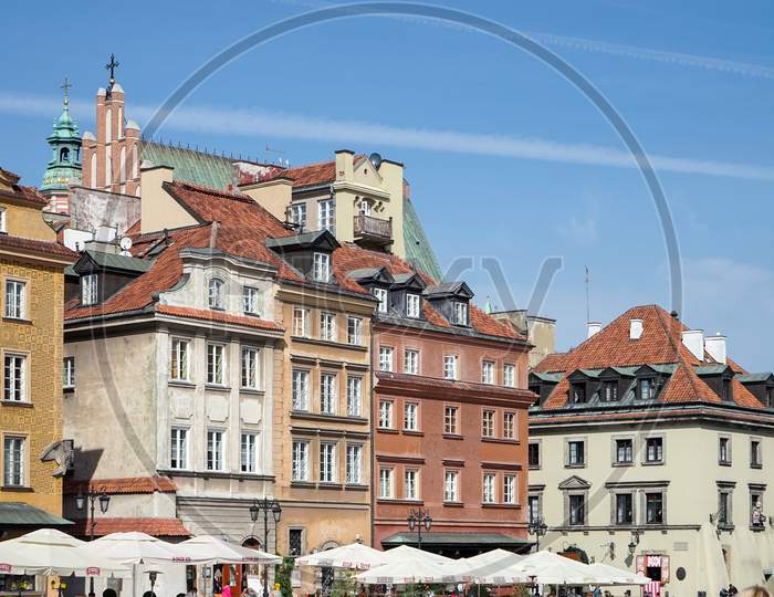 A View Of The Old Market Square In Warsaw