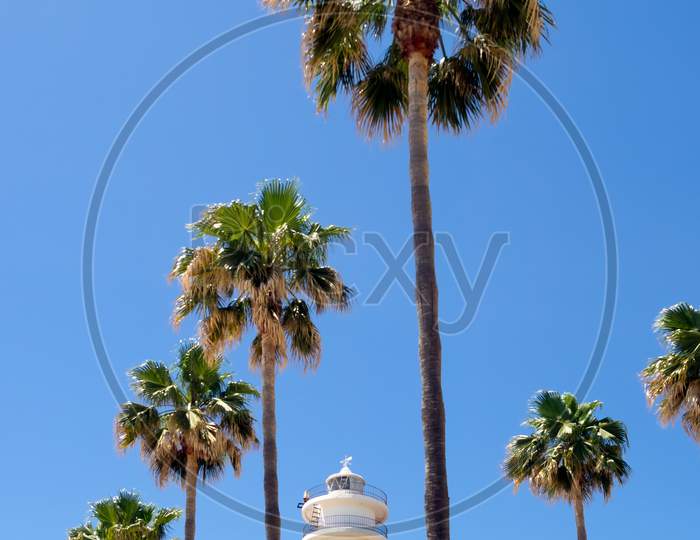 Marbella, Andalucia/Spain - May 4 : View Of The Lighthouse In Marbella Spain On May 4, 2014