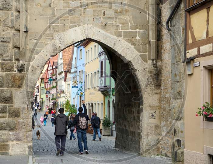 Medieval City Of Rothenburg