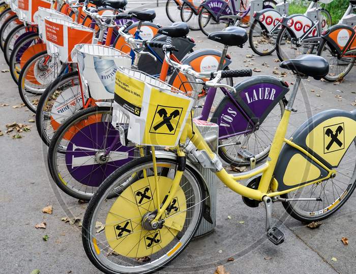 Bicycles For Hire In Vienna