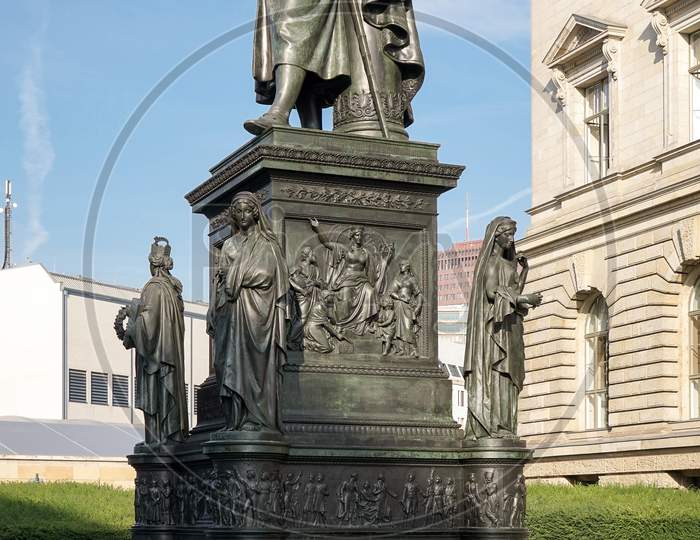 Monument To Baron Freiherr Von Stein In Front Of The Abgeordnetenhaus In Berlin