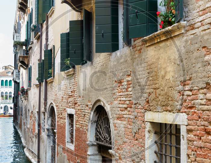 Buildings Along A Canal In Venice