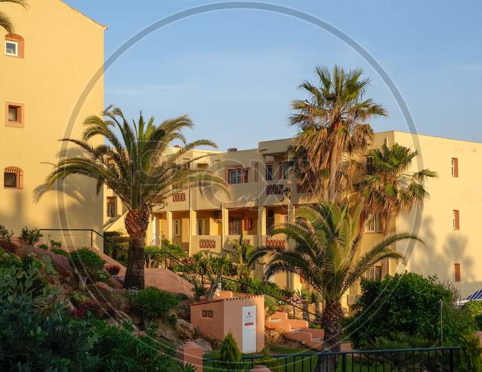 Calahonda, Andalucia/Spain - May 8 : Evening Sunshine At Dona Lola Holiday Resort In Calahonda Spain On May 8, 2014