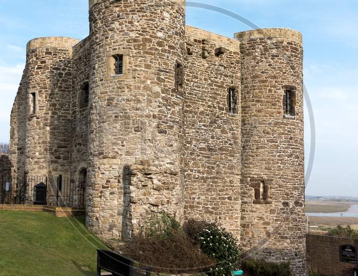 View Of The Castle In Rye East Sussex