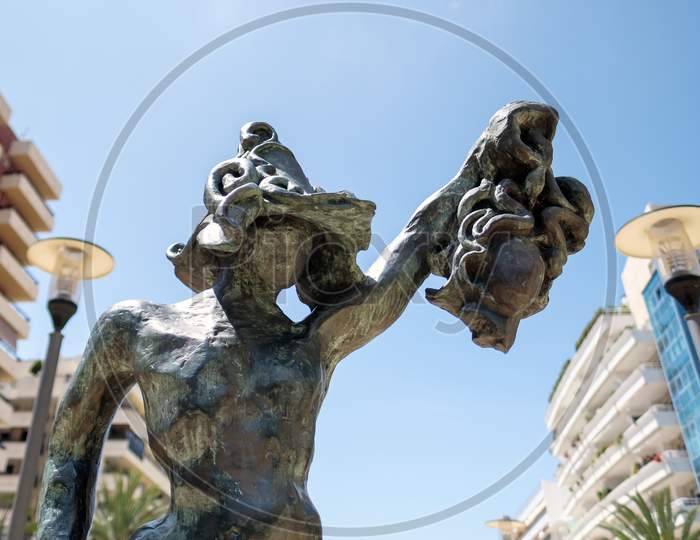 Perseo Statue By Dali In Marbella