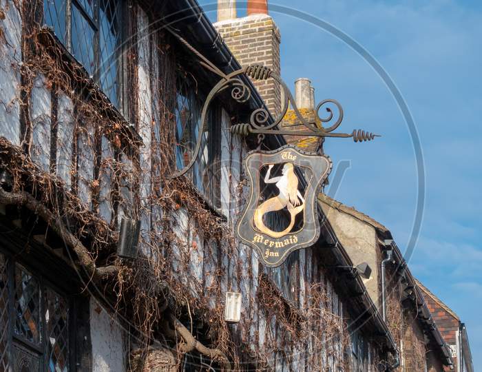 View Of The Mermaid Inn In Rye East Sussex