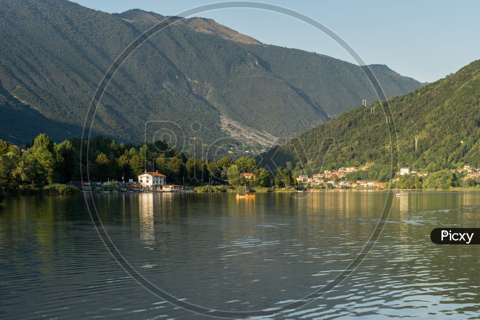 View Of Lake Endine Near Bergamo