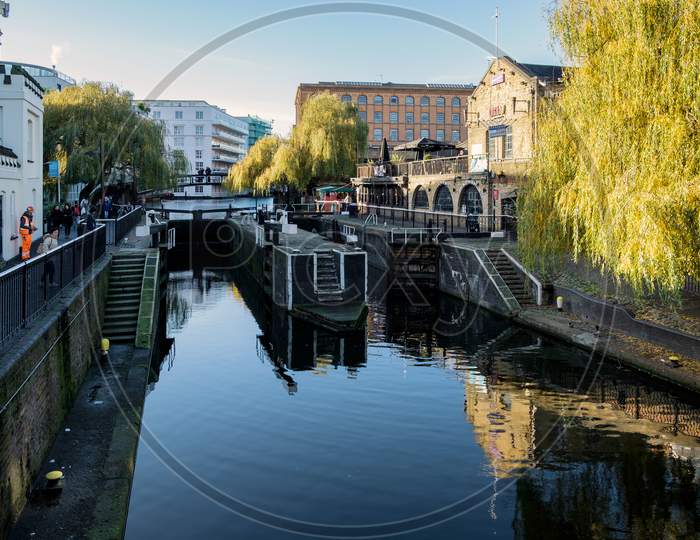 View Of Regent'S Canal At Camden Lock