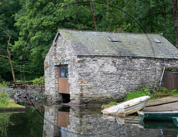 Old Boathouse On Coniston Water