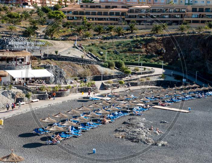 View Of The Beach At Callao Salveje Tenerife