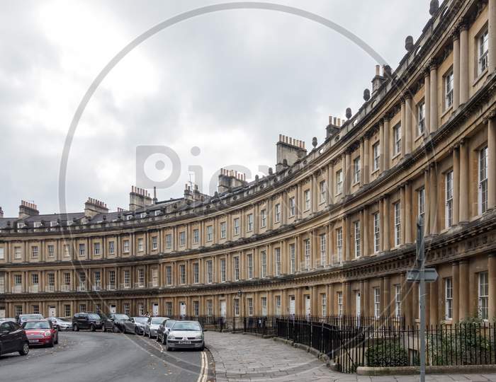 View Of The Circus In Bath Somerset