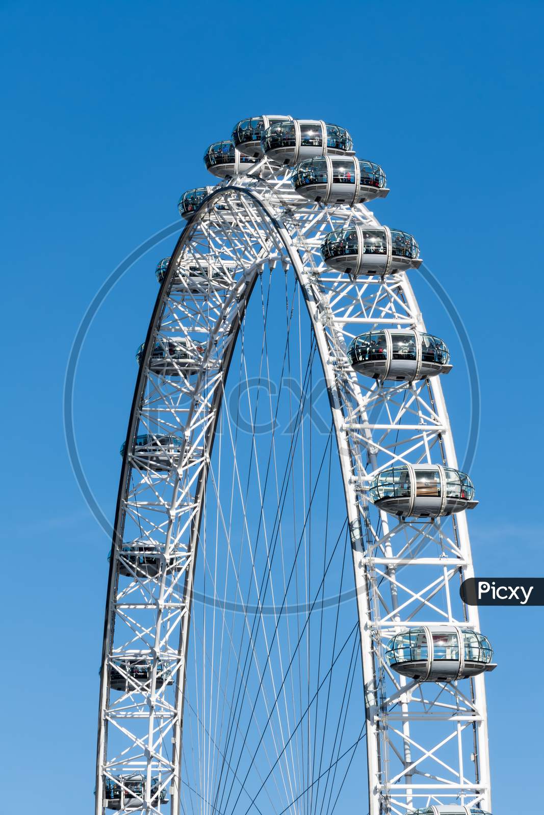 london eye close up