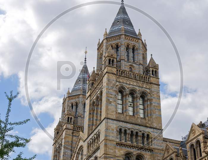 Exterior View Of The Natural History Museum In London