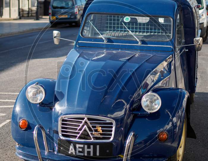 Old Citroen Car Parked In Hastings