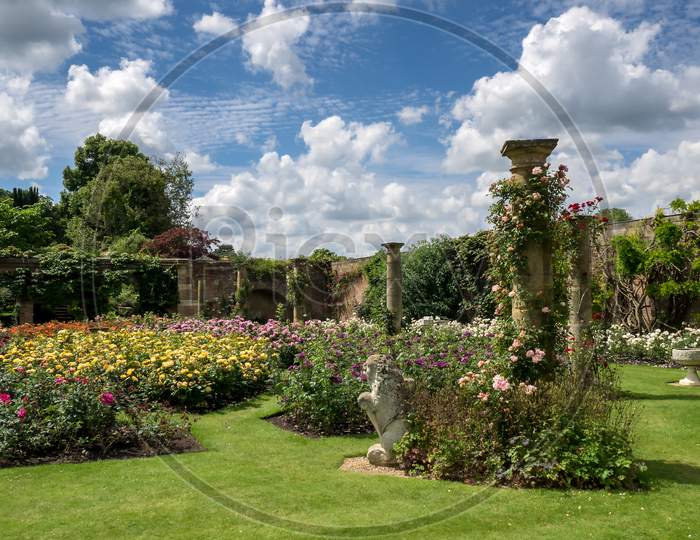 View Of The Garden At Hever Castle