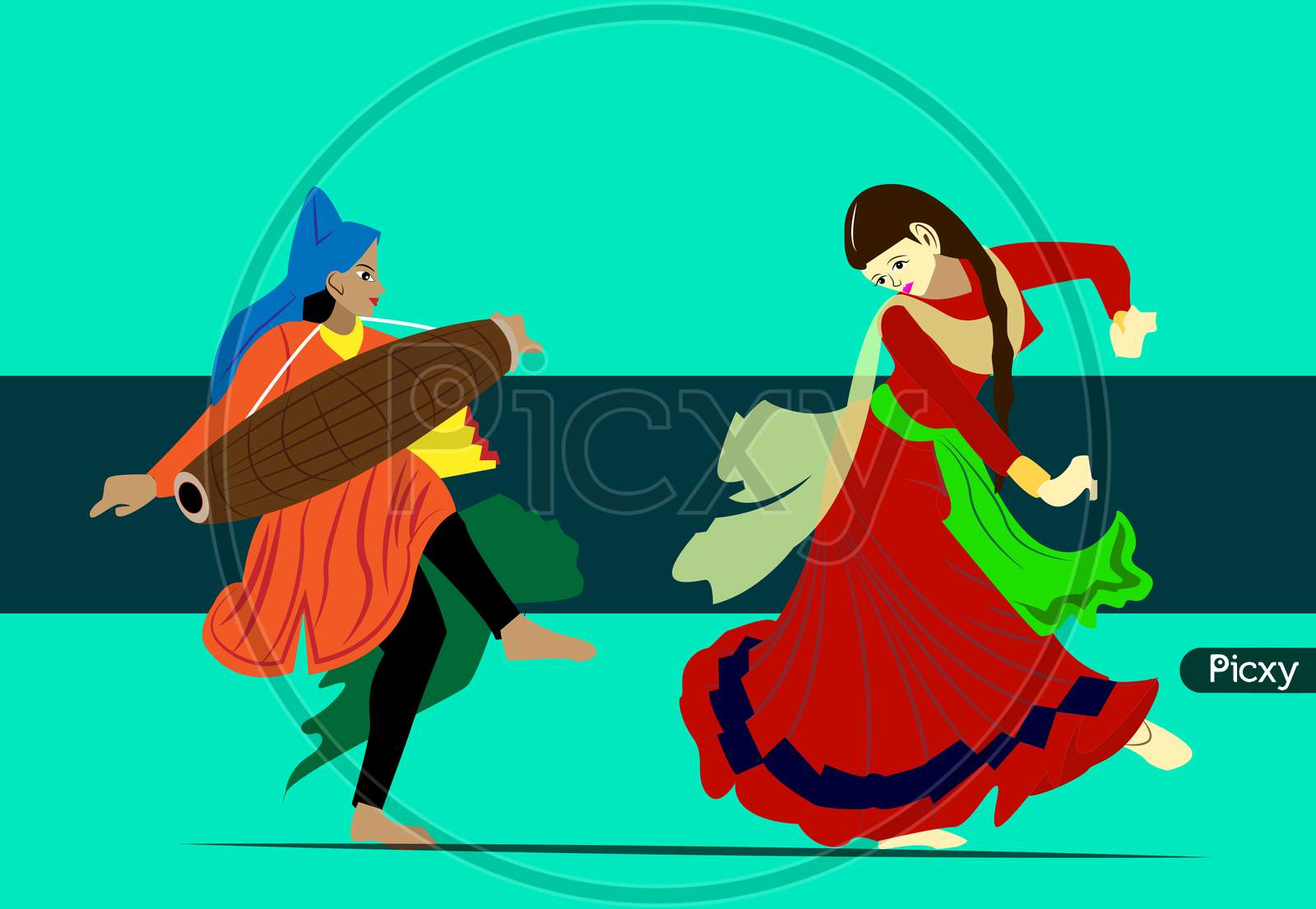 Rajasthani Dance Festival Artwork