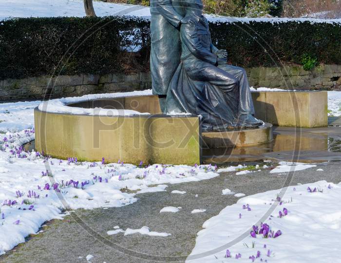 East Grinstead, West Sussex/Uk - February 27 : Mcindoe Memorial In East Grinstead On February 27, 2018