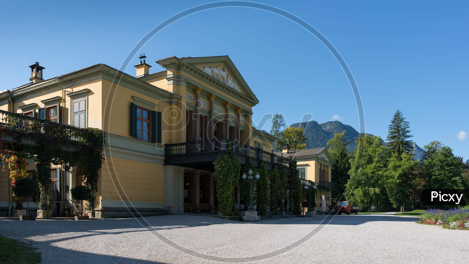 View Of The Imperial Kaiservilla In Bad Ischl