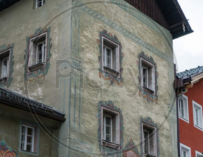 Old Decorated Building In St Wolfgang