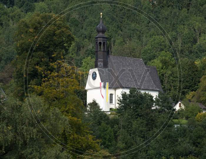 Church On A Hillside Near Mondsee